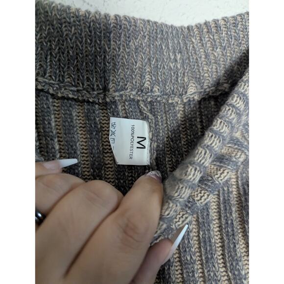 Cottage Boho granola sweater pants knit fringe tassel hippie hippy M Festival - Picture 4 of 4